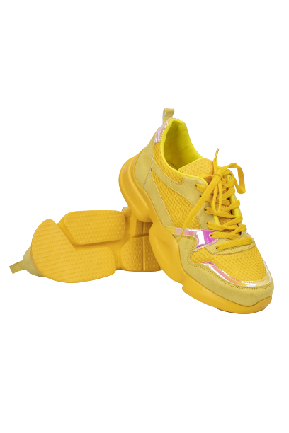 yellow shoes